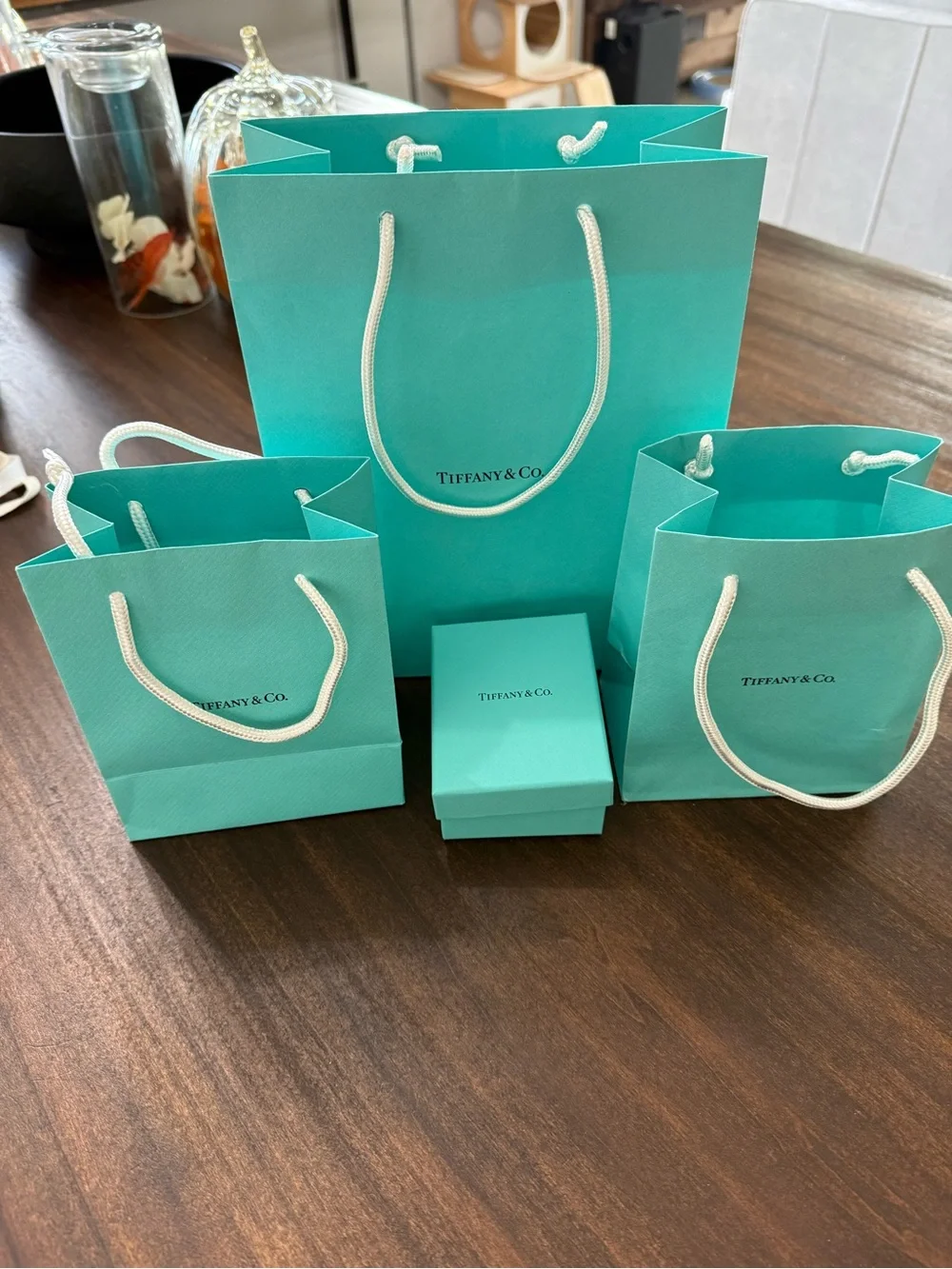 Tiffany & Co. Signature Gift Bag, Box & Pouch Set